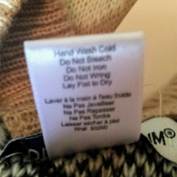 Cotton Emporium Womens Sweater Tan Leopard Size Small Multicolor - Picture 5 of 6